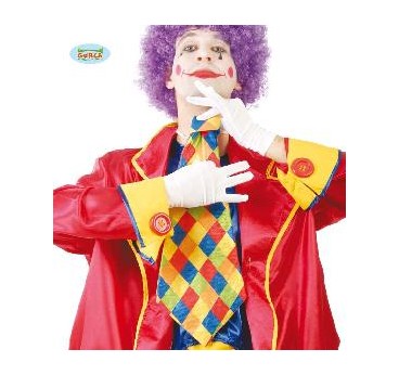 -CORBATA PAYASO CUADROS 55 CMS.