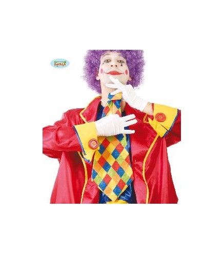 -CORBATA PAYASO CUADROS 55 CMS.