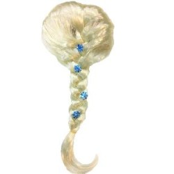 -PELUCA TRENZA RUBIA ELSA