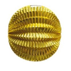 -FAROL REDONDO ORO 22 CM