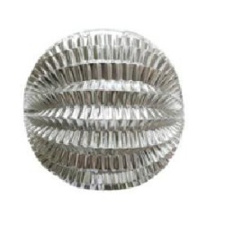 -FAROL REDONDO PLATA 22 CM