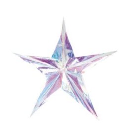 -ESTRELLA IRIDISCENTES 30 CM