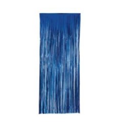 -CORTINA METALIZADA AZUL 2.4M