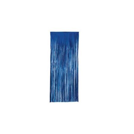 -CORTINA METALIZADA AZUL 2.4M