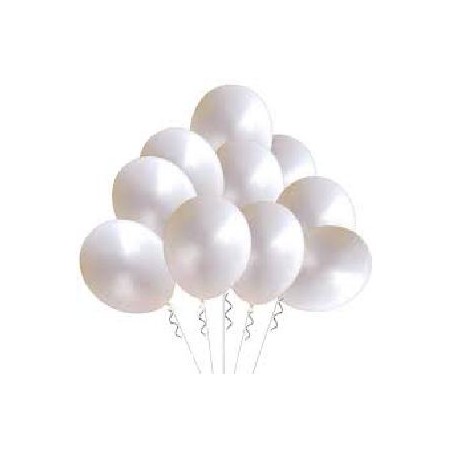 -GLOBO BLANCO METALICO 27 CM PREMIUM