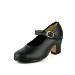 -ZAPATO GITANILLA HEBILLA NEGRO 30