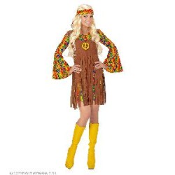 -DISFRAZ CHICA HIPPIE XS