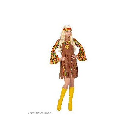 -DISFRAZ CHICA HIPPIE XS