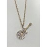 -COLLAR GUITARRA COLOR ORO- PLATA
