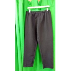 -PANTALON ALGODON NEGRO M