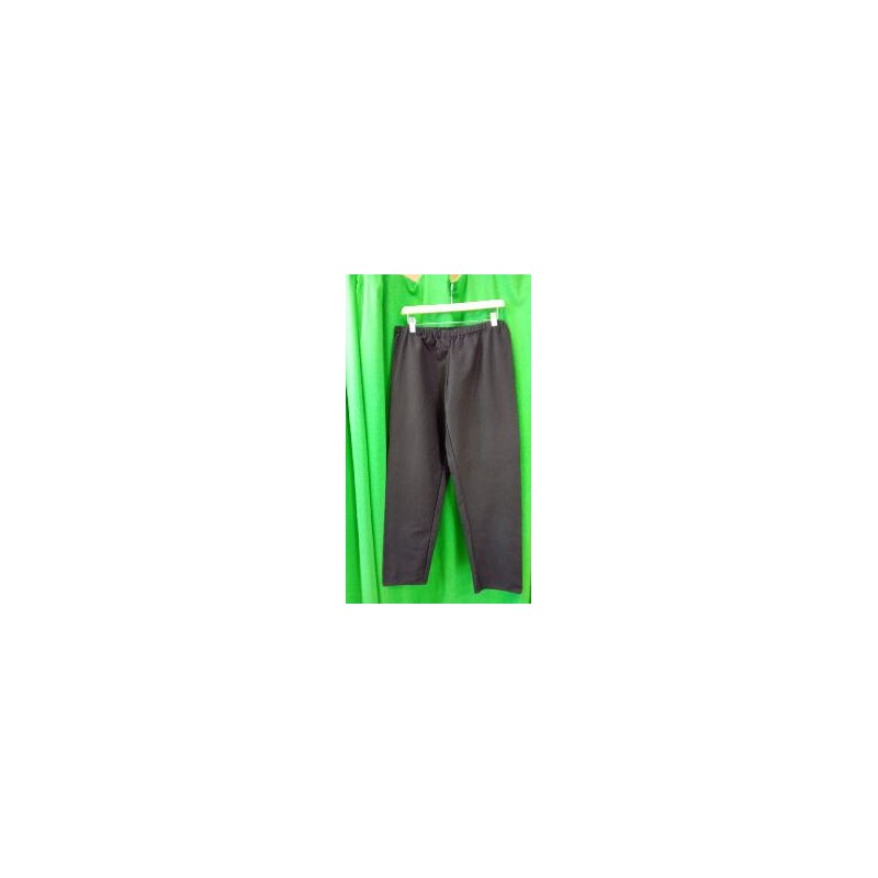 -PANTALON ALGODON NEGRO M