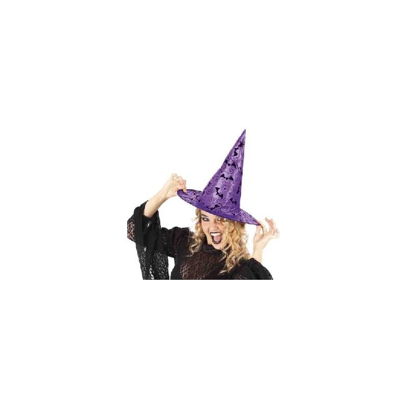 -SOMBRERO BRUJA COOL LILA