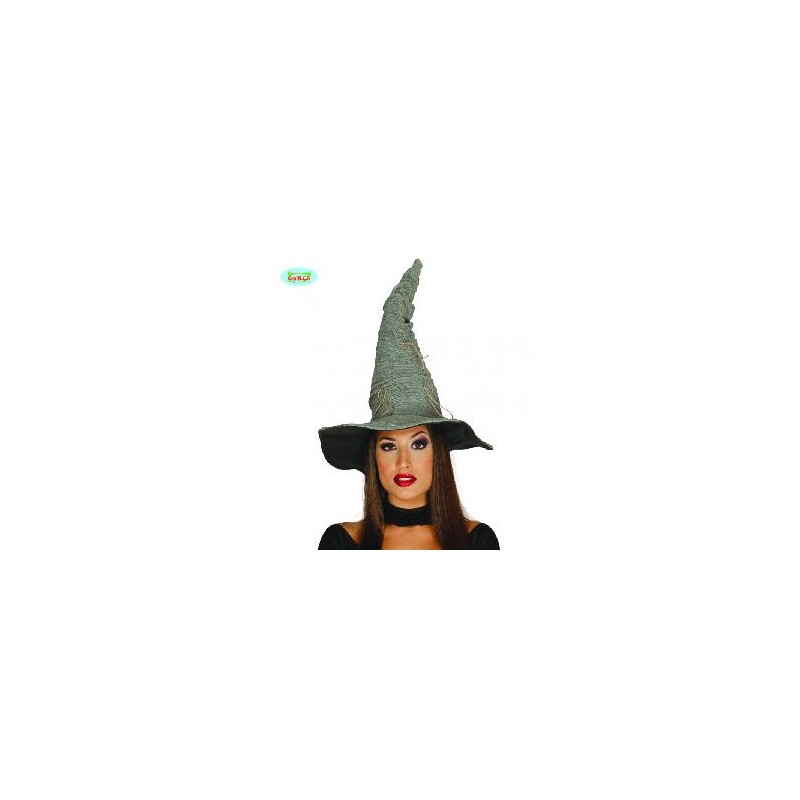 -SOMBRERO BRUJA GRIS