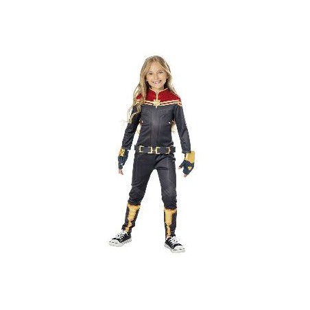 -DISFRAZ CAPITANA MARVEL DELUXE 3-4