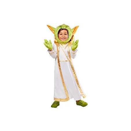 -DISFRAZ MASTER YODA YOUNG JEDI DELUXE 2-3