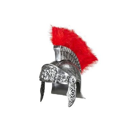 CASCO ROMANO PLATA/PLUMA