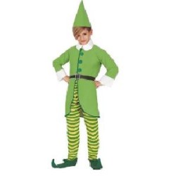 -DISFRAZ ELFO GREEN 5-6