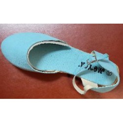 -ESPADRILLE ALPARGATA CELESTE 39