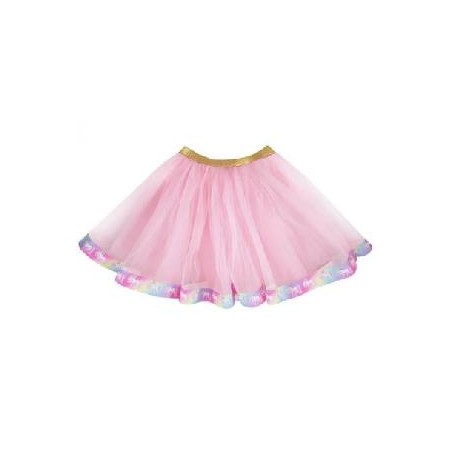 -TUTU INFANTIL ROSA UNICORNIO