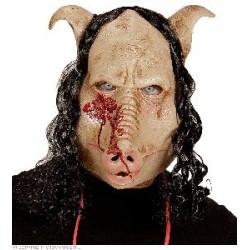 MASCARA CABEZA COMPLETA CERDO CARNICERIA