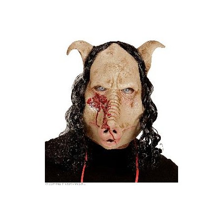 MASCARA CABEZA COMPLETA CERDO CARNICERIA