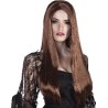 -PELUCA BRUJA CASTAÑA LARGA