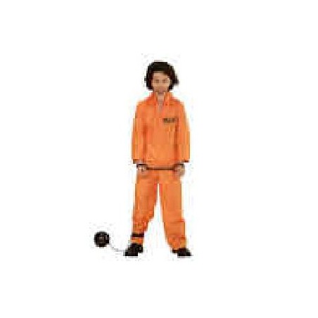 -DISFRAZ PRESO NARANJA 5-7