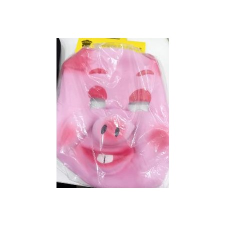 -CARETA CERDO FELIZ CON GOMA