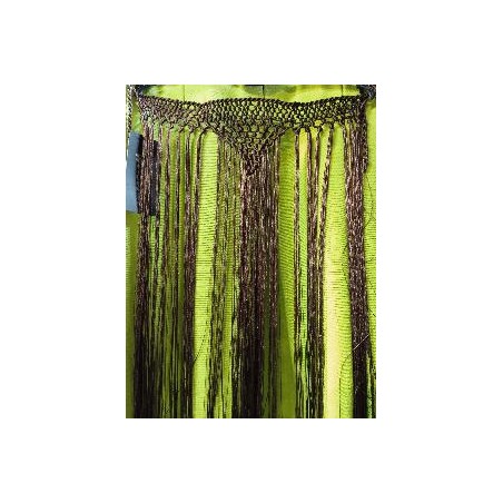 FLECO CUELLO PICO MARRON