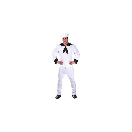 -DISFRAZ MARINERO BLANCO HOMBRE XL