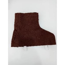 -CUBREBOTAS FIELTRO MARRON 44-46