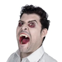 -COLMILLOS DE VAMPIRO REUTILIZABLE L