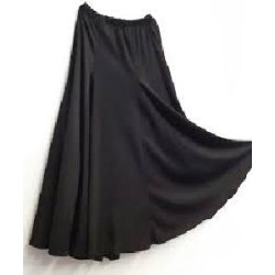 -FALDA BAILE GODETS NEGRA M