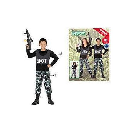 -DISFRAZ CHALECO SWAT 7-9
