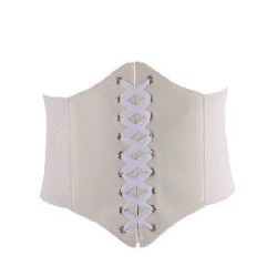 -CORSET BLANCO TOP GOTICO