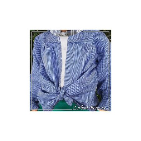 BLUSON CUADROS AZULES G