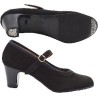 -ZAPATO FLAMENCO NEGRO HEBILLA-CLAVO 37
