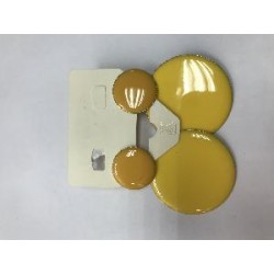 PENDIENTE BOTON AMARILLO  ESFERA