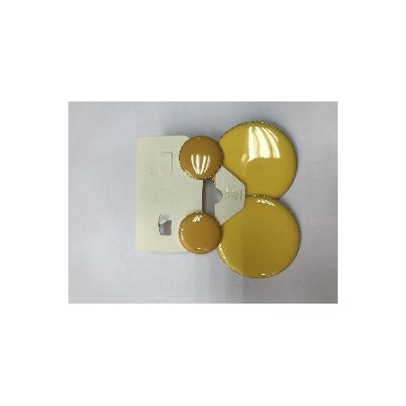 PENDIENTE BOTON AMARILLO  ESFERA