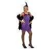 -DISFRAZ CHARLESTON MORADA M-L