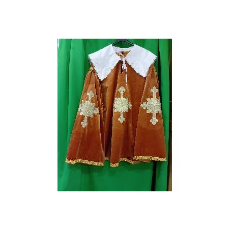 -CAPA TABARDO MOSQUETERO MARRON 3XL