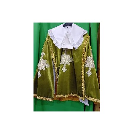 -CAPA TABARDO MOSQUETERO VERDE S