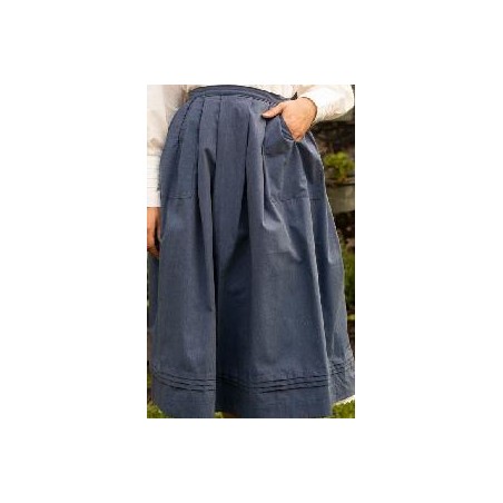 -DELANTAL REGIONAL AZUL P