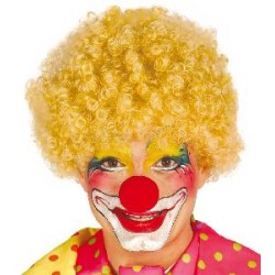 -PELUCA RUBIA PAYASO RIZOS