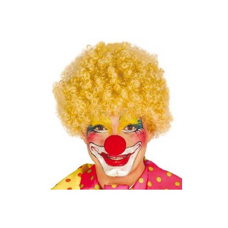 -PELUCA RUBIA PAYASO RIZOS