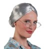 -PELUCA ABUELA CON MOÑO GRIS