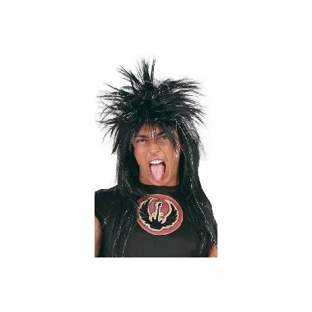 -PELUCA PUNK LARGA NEGRA