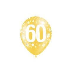 -BOLSA 50 GLOBOS 95 CM NÚMERO 60