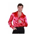 -CAMISA SATINADA FUCSIA  XS