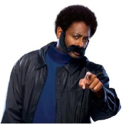 -BIGOTE Y PATILLAS NEGRA